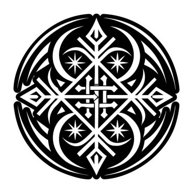 Ay mührünün sembolü olan bir sembol.