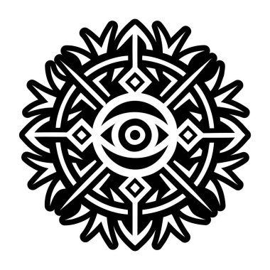 Koruyucu göz sembolünün tam biçimli simgesi