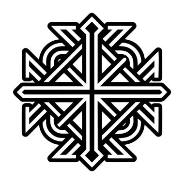 Çapraz rün sembolünün bir simgesi