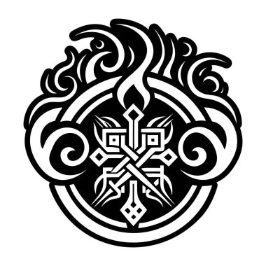 Kutsal duman sembolünün doldurulmuş bir simgesi