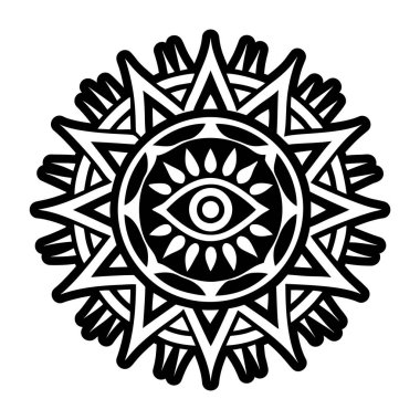 Güneş gözü sembolünün bir simgesi.