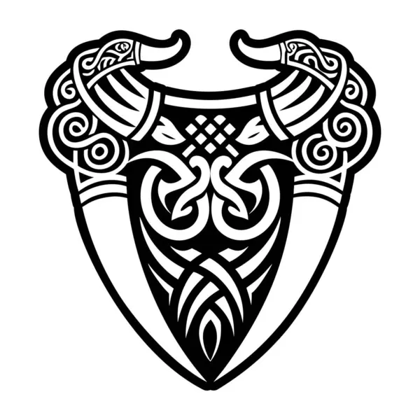 Bol boynuzlu dövmenin doldurulmuş bir simgesi