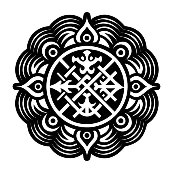 Slav dövme sembolünün doldurulmuş bir simgesi