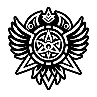 Koruyucu sembolü dövmesinin doldurulmuş bir simgesi