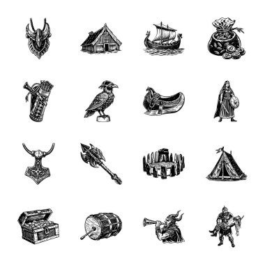 Odin Sleipnir 'in klasik bir çizimi