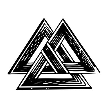 Vektör çizimi. siyah ve beyaz eşkenar dörtgen.