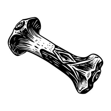 Viking kemiğinin klasik bir tasviri
