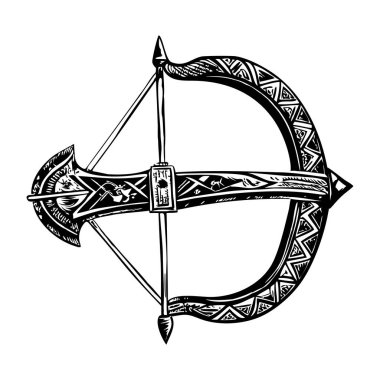 Okçuluk yayının klasik bir tasviri.