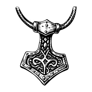 Viking kolyesinin klasik bir tasviri.