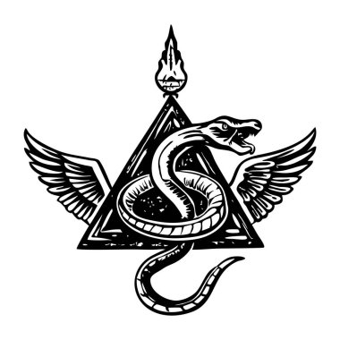 Mısırlı bir simyanın klasik çizimi