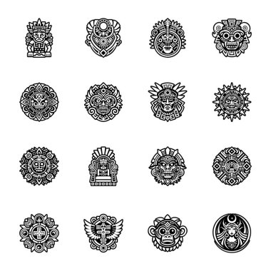 Maya ballcourt sembolünün katı bir simgesi