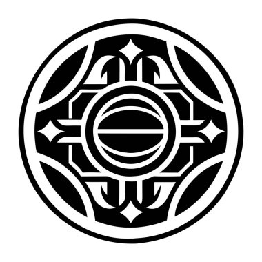 Çin geleneksel kağıt kesim vektör tasarımı.