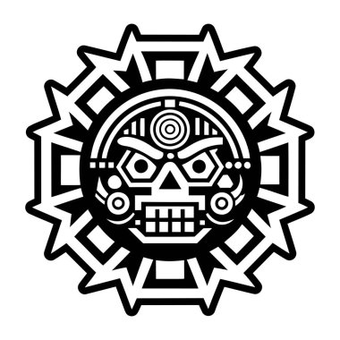 Aztek düşman sembolünün bir sembolü.