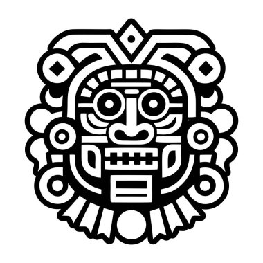 Aztek ataları dövmesinin katı bir simgesi.