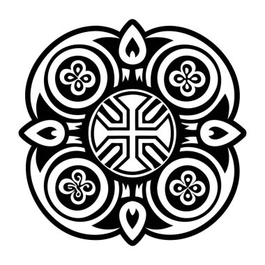 Aztek sonsuzluk sembolünün doldurulmuş bir simgesi