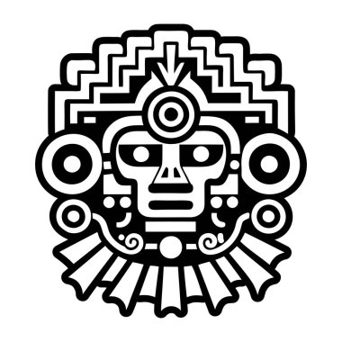 Maya ruh sembolünün katı bir biçim simgesi