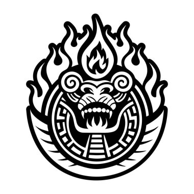 Kutsal alev sembolünün bir sembolü.