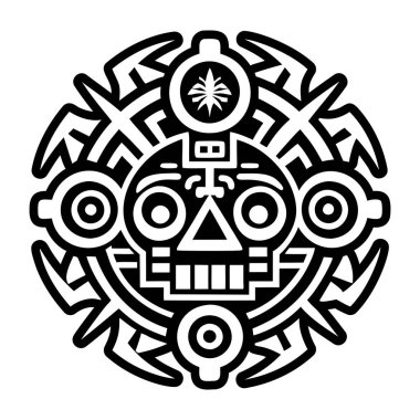 Aztek tıp sembolünün bir simgesi.