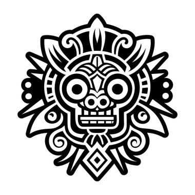 Nahua tanrı sembolünün doldurulmuş bir simgesi