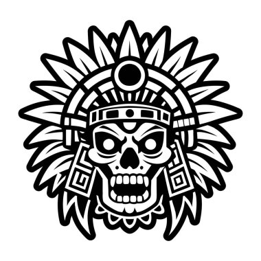 Meksikalı rahip dövmesinin sağlam bir simgesi.