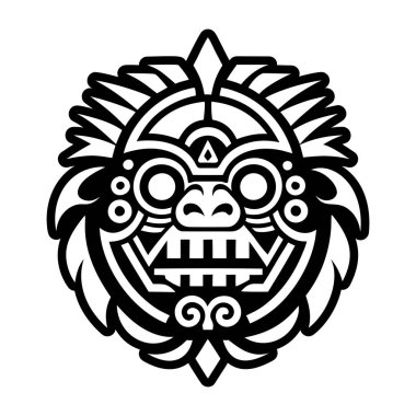 Kolombiya tanrısı dövmesinin katı bir simgesi.