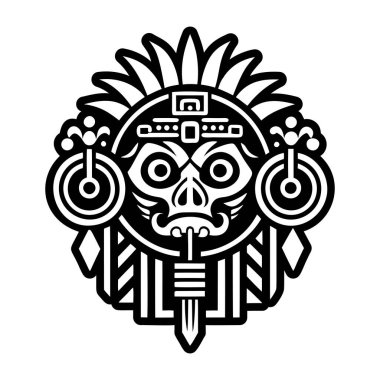 Mezoamerikan tanrısının sembolünün sembolü.