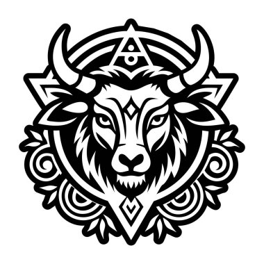 Kutsal hayvan dövmesinin katı bir simgesi.