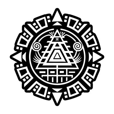 Tapınak dövmesinin doldurulmuş bir simgesi