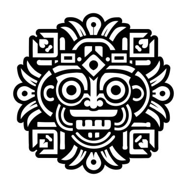 Tzolkin dövmesinin doldurulmuş bir simgesi