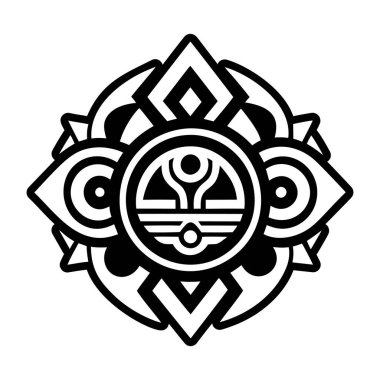 Maya sanat sembolünün katı bir simgesi