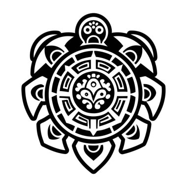 Kaplumbağa dövmesinin katı bir simgesi.