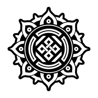 Dini düğüm simgesinin tam biçimli bir simgesi