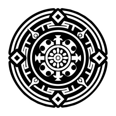 Antik dövmenin doldurulmuş bir simgesi