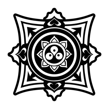 Dharma koruyucusunun doldurulmuş bir simgesi