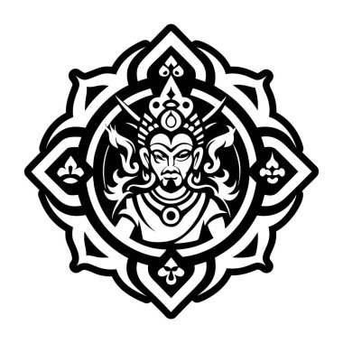 Gardiyan dövmesinin sağlam bir simgesi