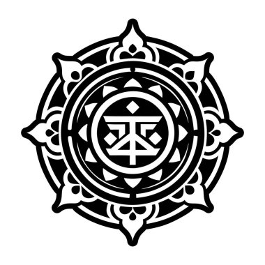 Karma dua sembolünün sağlam bir simgesi