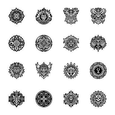 Kafatası dövmesinin sembolü.