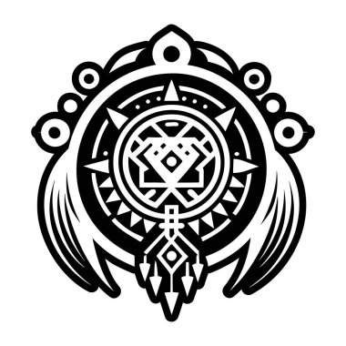 Şaman düş kapanı sembolünün doldurulmuş bir simgesi