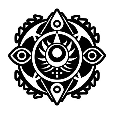 Tutulma dövmesinin bir simgesi.