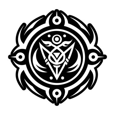 Enerji mührü dövmesinin sembolü.