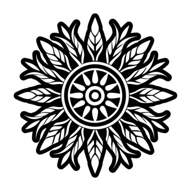 Şaman güneş sembolünün sembolü.