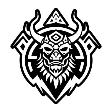 Dağ Koruyucusu dövmesinin sağlam bir simgesi