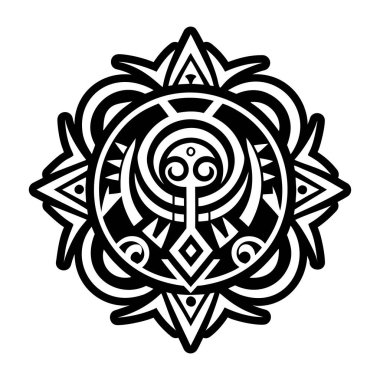 Mistik sembolün katı bir biçim simgesi