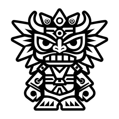 Kaya oyma dövmesinin katı bir simgesi