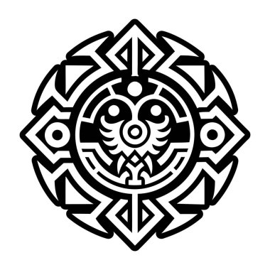 Ruh sembolü dövmesinin doldurulmuş bir simgesi