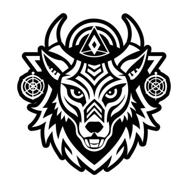 Ruh hayvan dövmesinin sembolü.