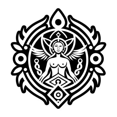 Ruh rehberi sembolünün bir simgesi.