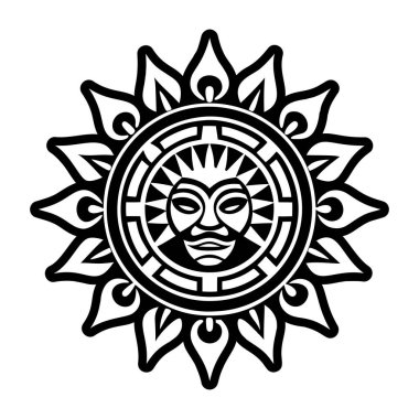 Güneş tanrısı sembolünün bir sembolü.
