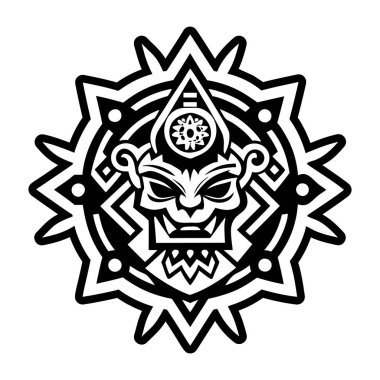 Şaman tılsımının katı bir simgesi.