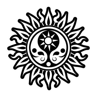 Göksel vücut dövmesinin doldurulmuş bir simgesi